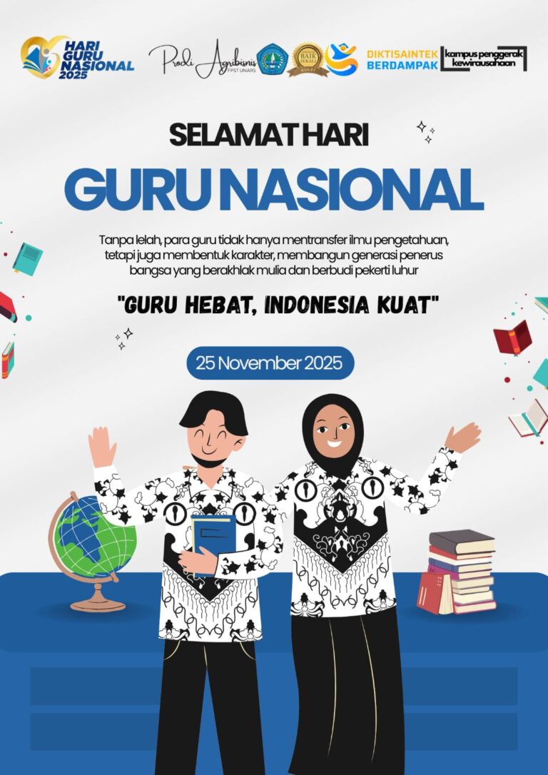 Prodi Agribisnis Memperingati Hari Guru Nasional 2025
